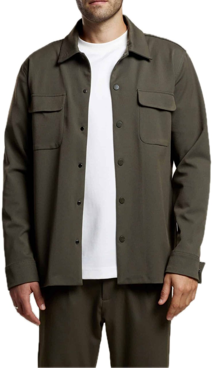 Aeden Albano Shirt Vetiver Groen