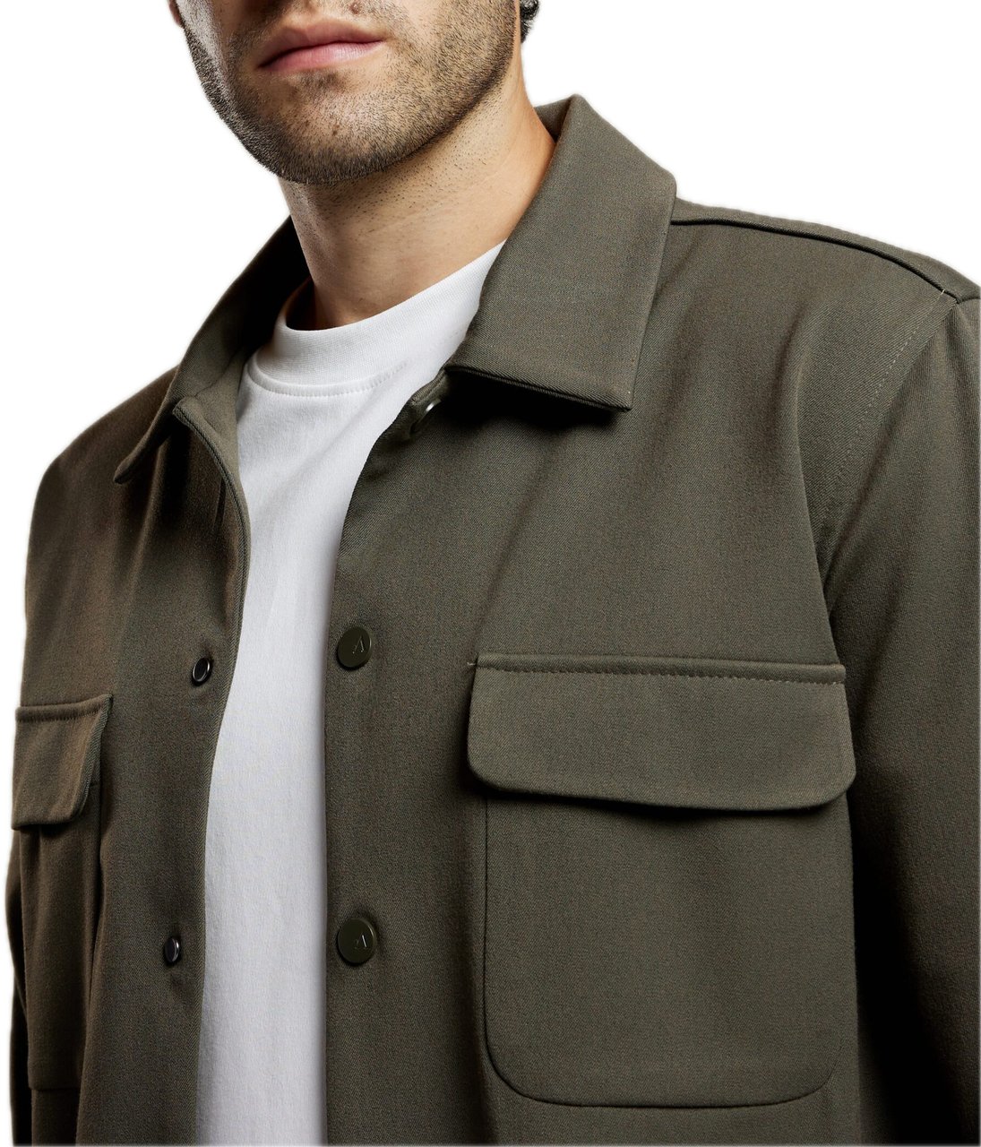 Aeden Albano Shirt Vetiver Groen