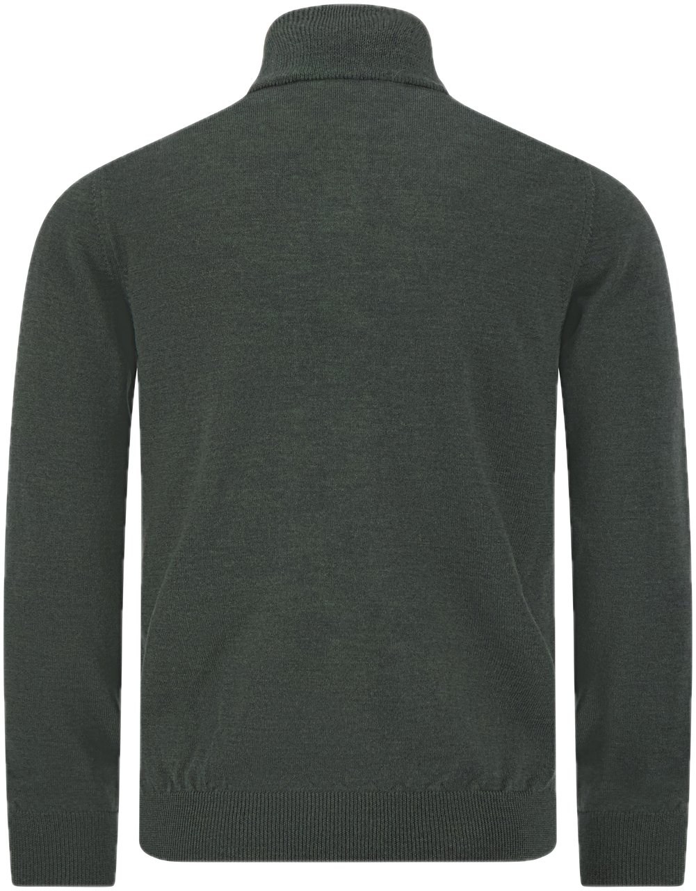 Gran Sasso Trui met rits groen Groen