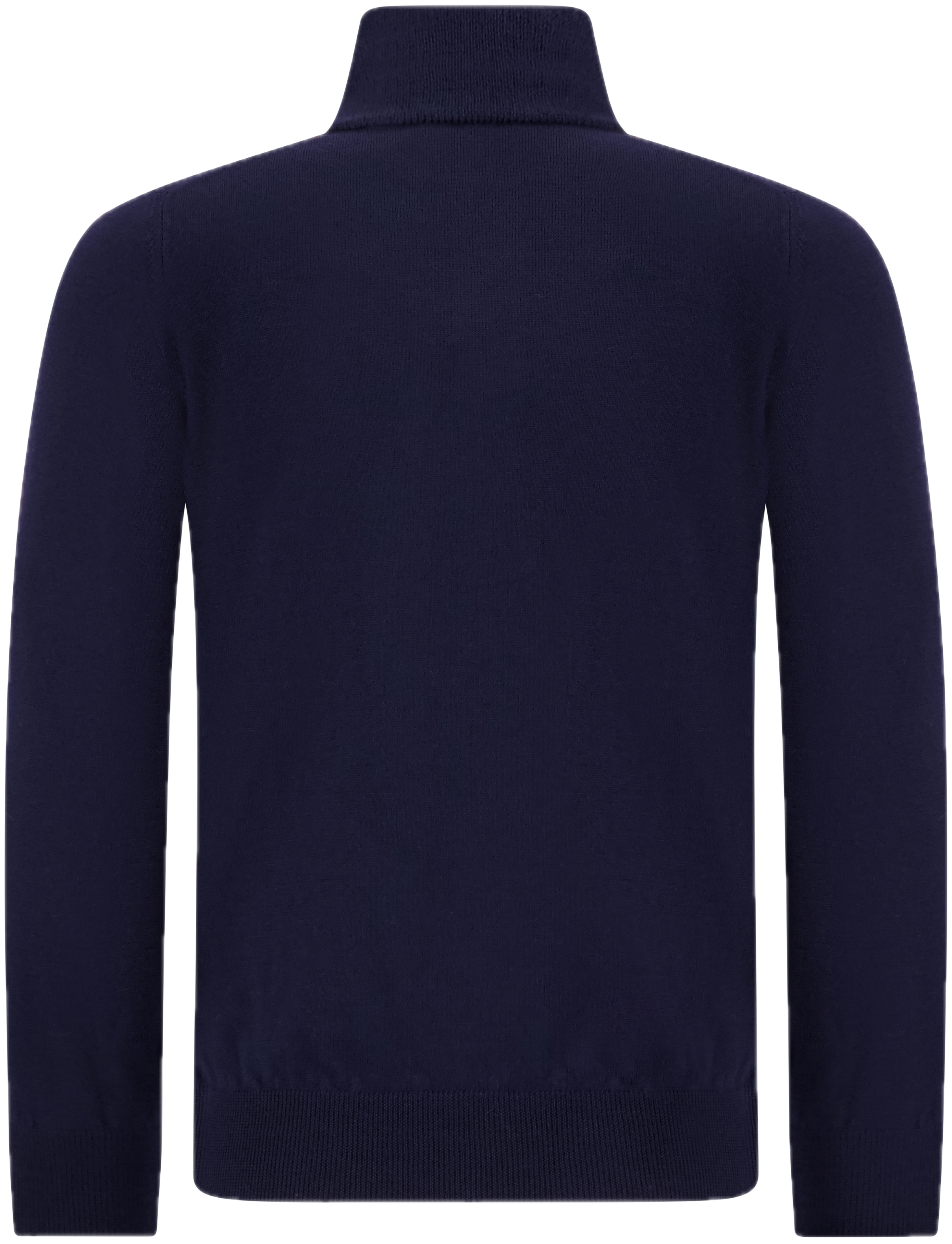 Gran Sasso Trui met rits blauw Blauw