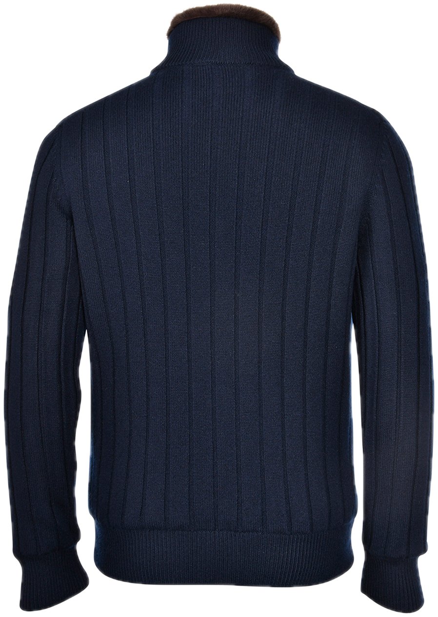 Gran Sasso Vest jas donkerblauw Blauw