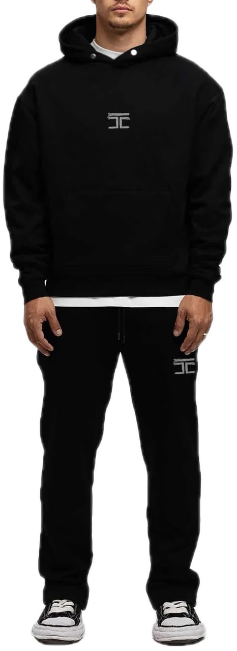 JORCUSTOM Artist straight fit jogger black Zwart