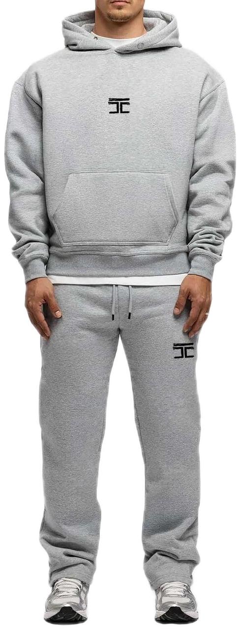 JORCUSTOM Artist straight fit jogger grey Grijs