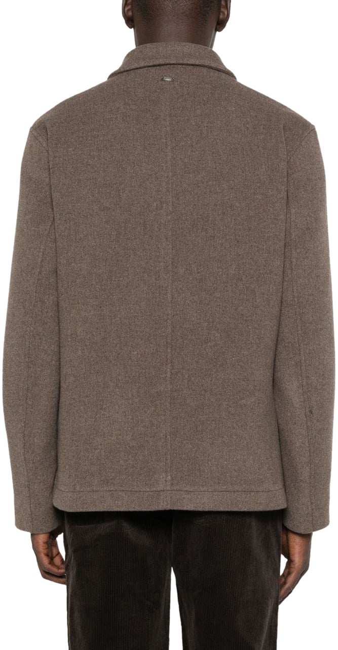 Herno Herno Wollen Jas Bruin Bruin