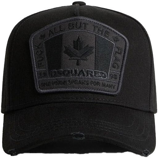 Dsquared2 BASEBALL CAP GABARDINE Zwart