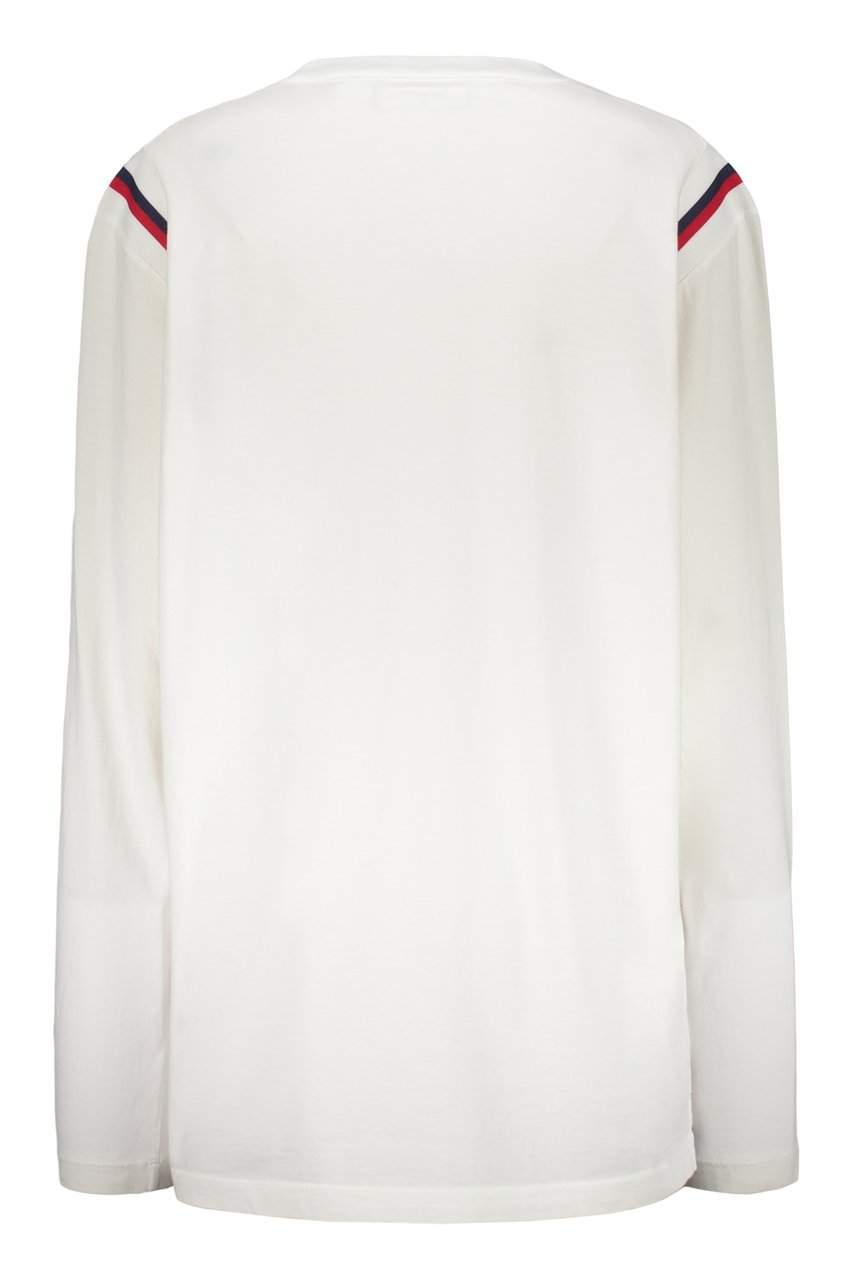 Dsquared2 Long sleeve cotton t-shirt Wit