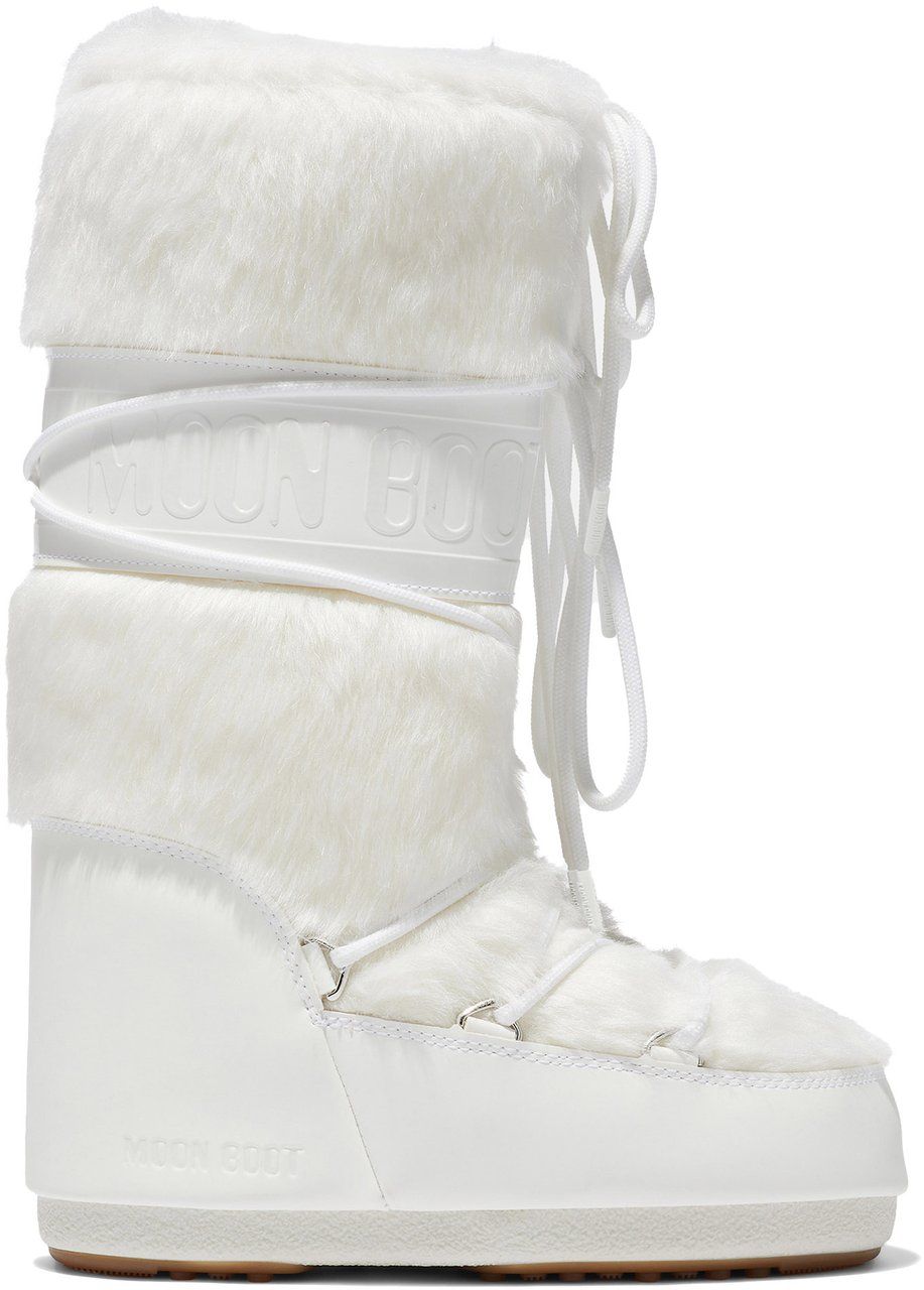 Moon Boot Classic Icon Eco Fur Bianco Wit