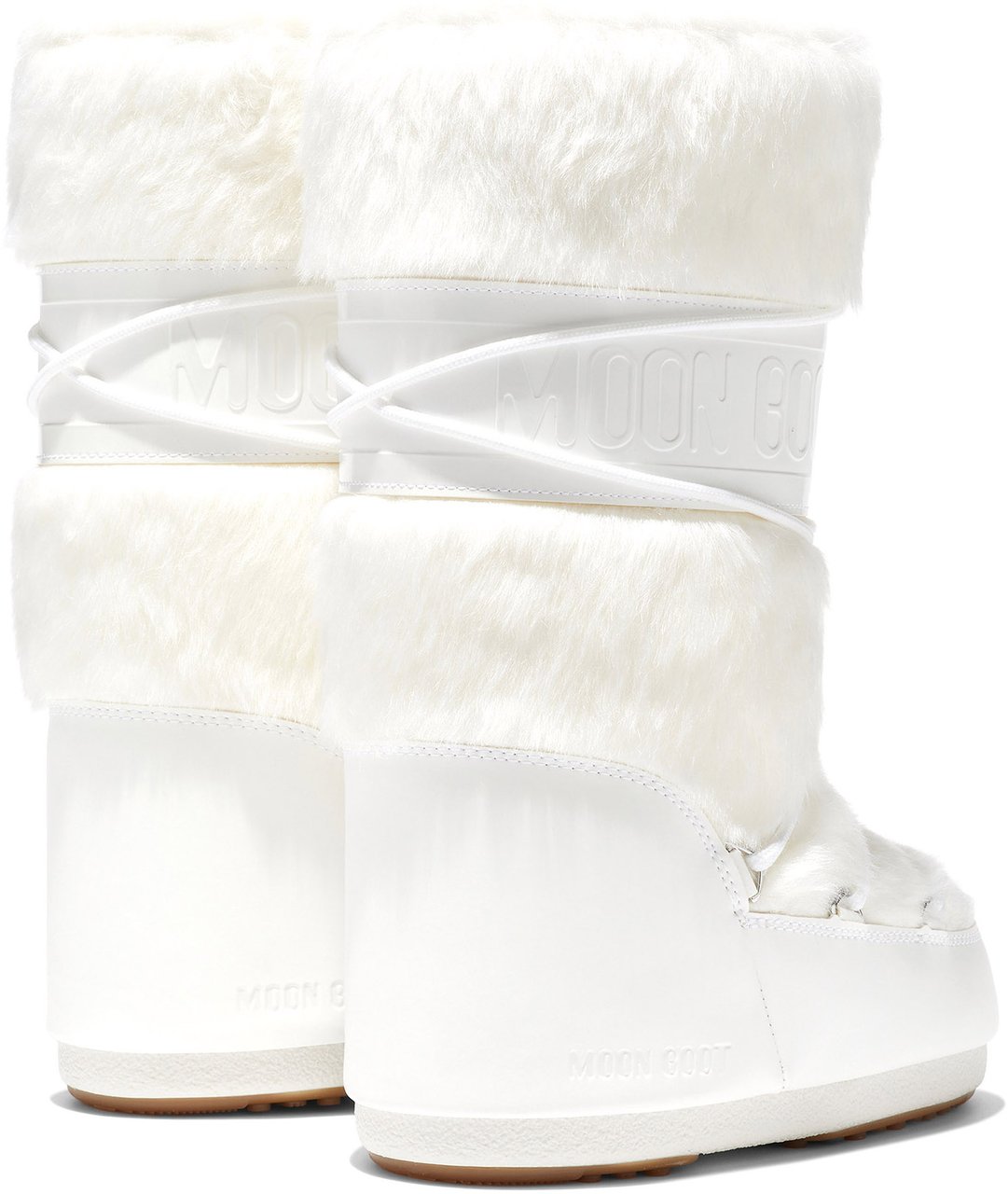 Moon Boot Classic Icon Eco Fur Bianco Wit