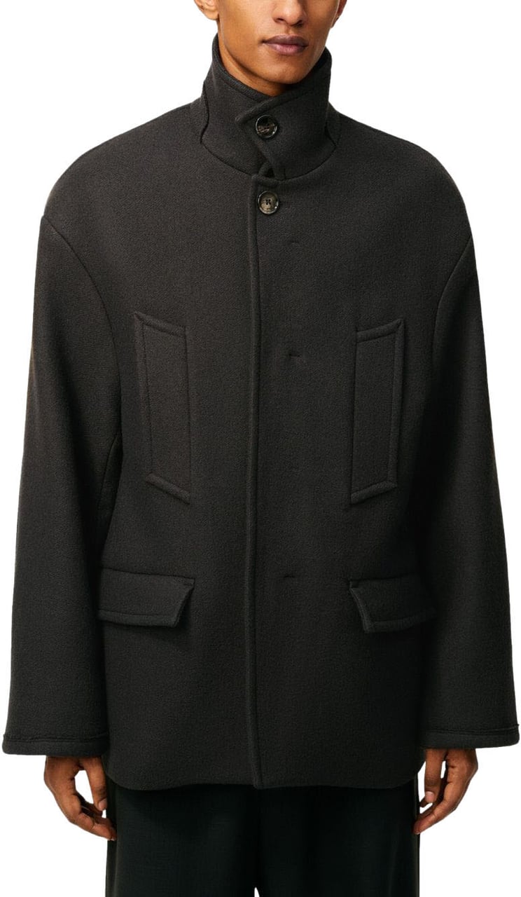 AMI Paris Coats Grey Grijs