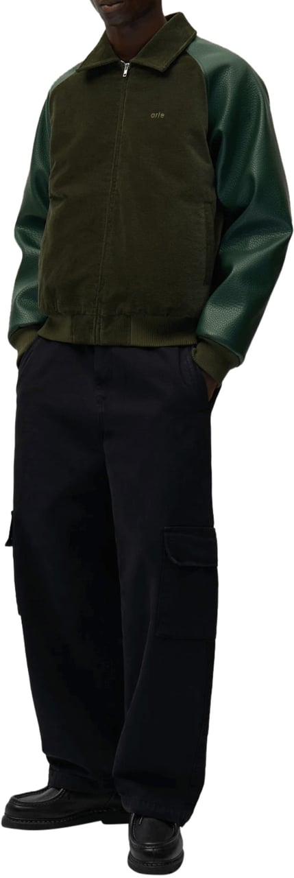 Arte Antwerp ARTE ANTWERP VARSITY JACKET GREEN Groen