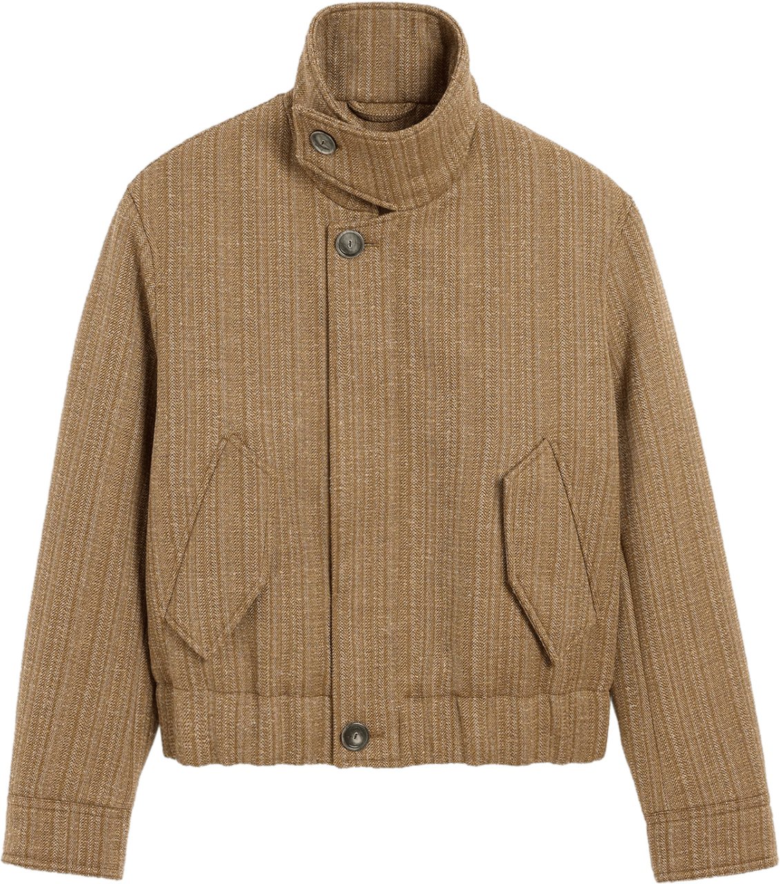 AMI Paris HARRINGTON JACKET DARK BEIGE Beige