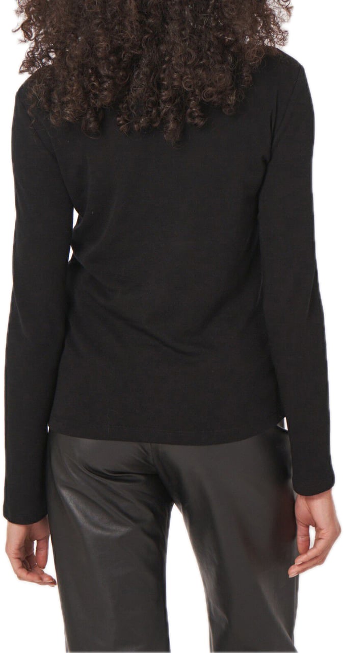 Repeat Cashmere Wool blend shirt Zwart