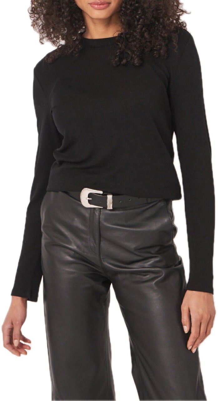 Repeat Cashmere Wool blend shirt Zwart