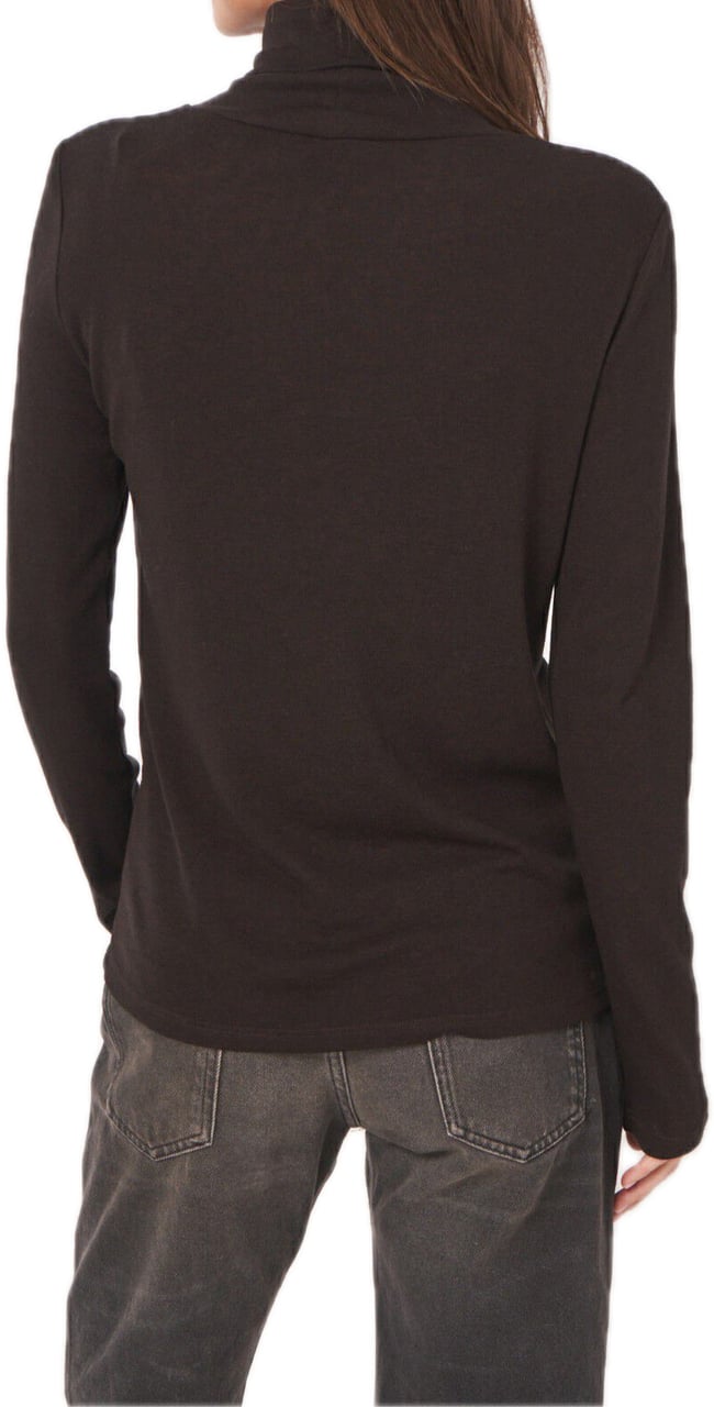 Repeat Cashmere Turtleneck top brown Bruin