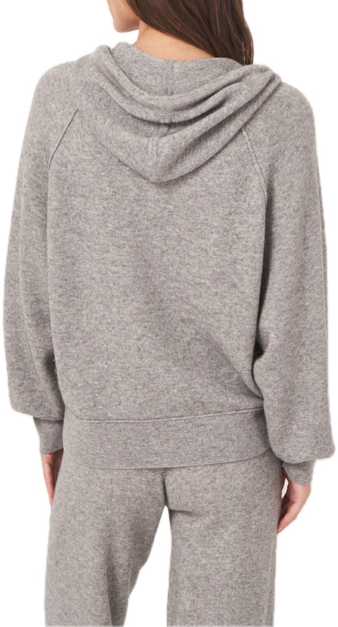 Repeat Cashmere Terry knit hoodie Grijs