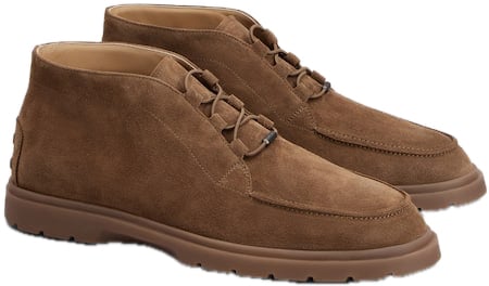 Tod's Desert Boots in Suede Bruin