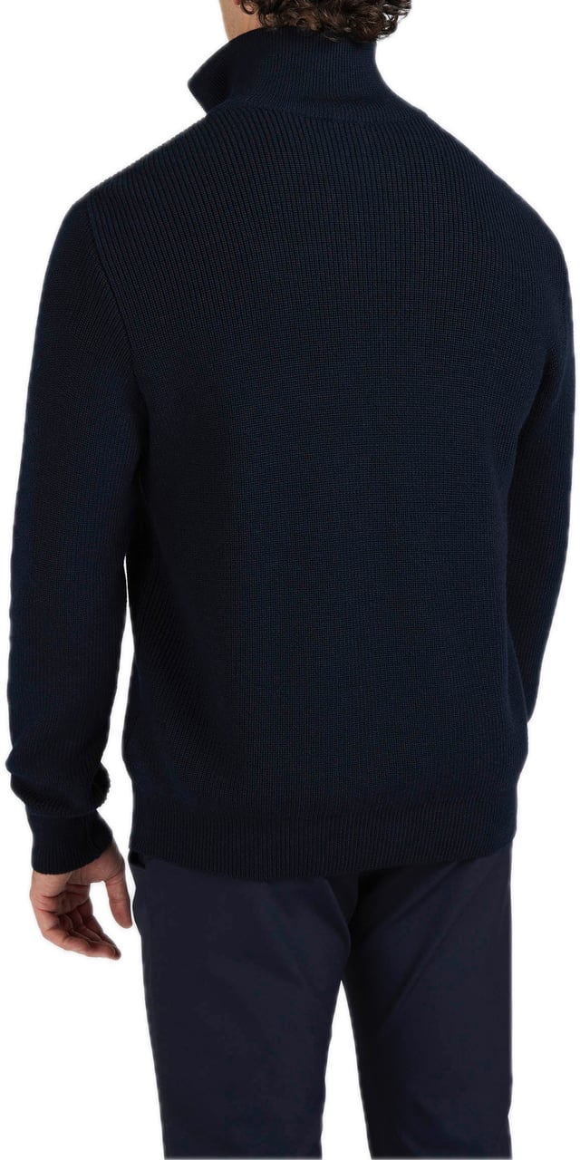 Paul & Shark Half Zip Sweater Blauw