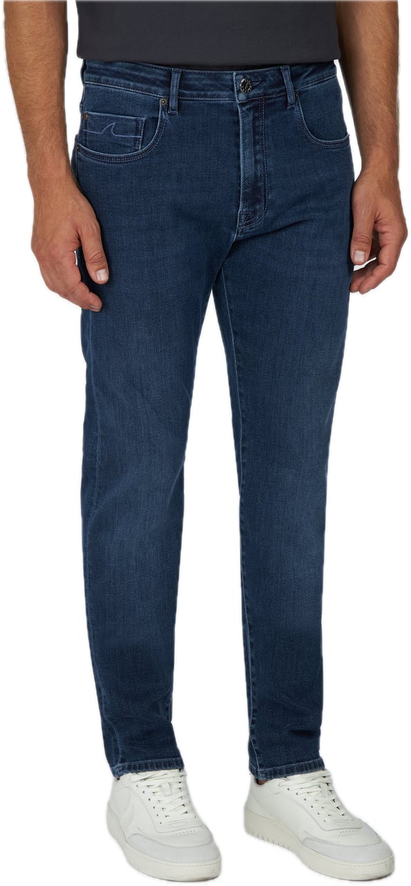 Paul & Shark Rivet Stretch Denim Blauw