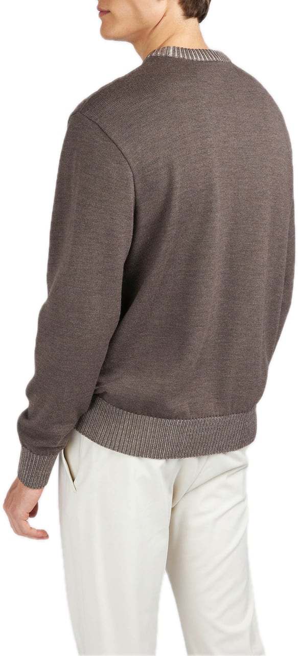 Paul & Shark Wool Crewneck Sweater Taupe