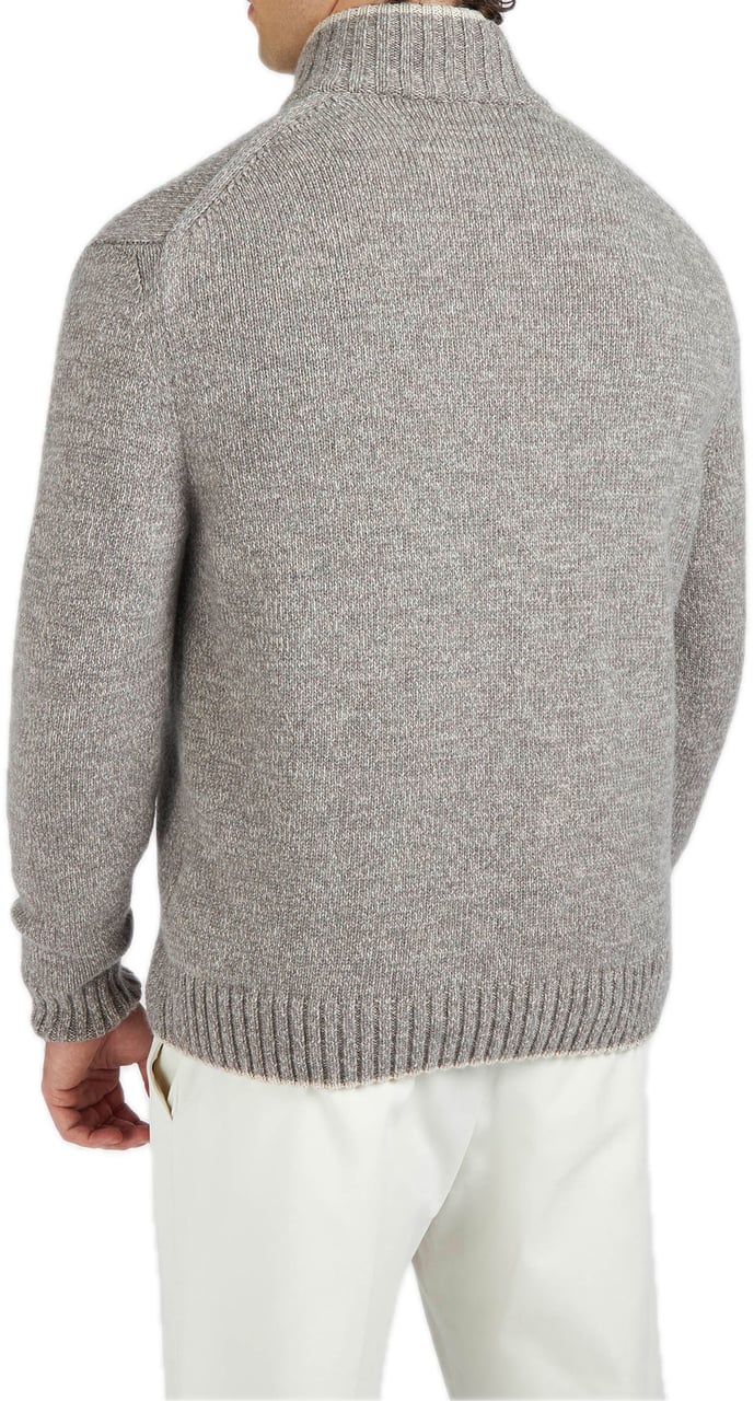 Paul & Shark Half Zip Sweater Beige