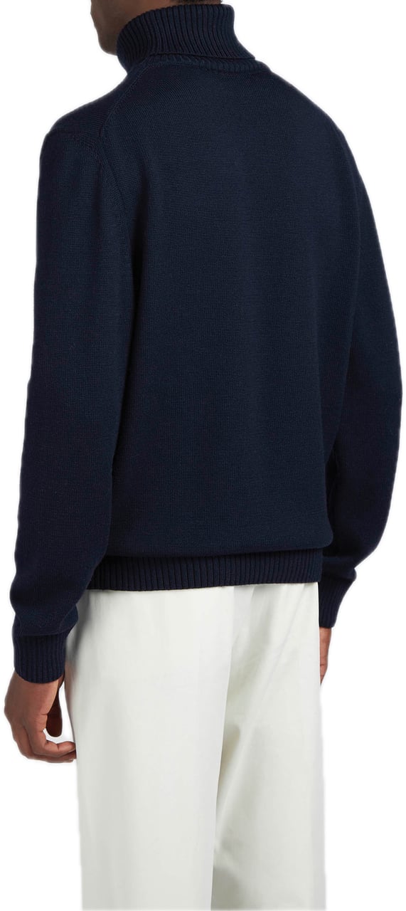 Paul & Shark Wool Turtleneck Blauw