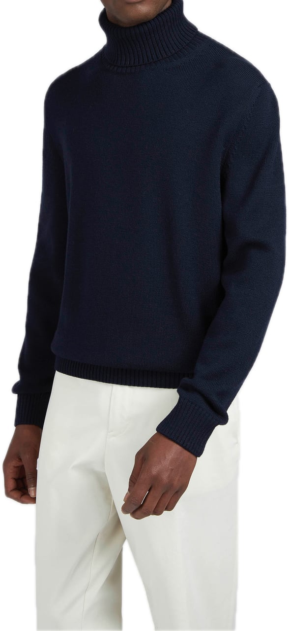 Paul & Shark Wool Turtleneck Blauw