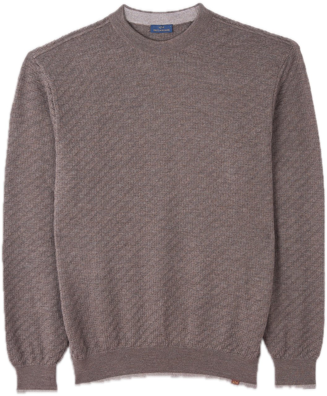 Paul & Shark Wool Crewneck Sweater Taupe