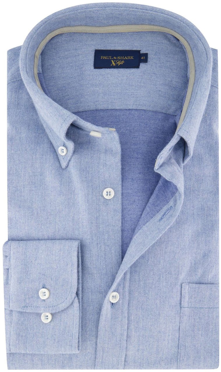 Paul & Shark Overhemd katoen effen Bruin
