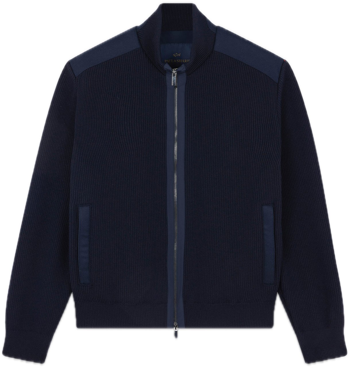 Paul & Shark Zip up cardigan Blauw