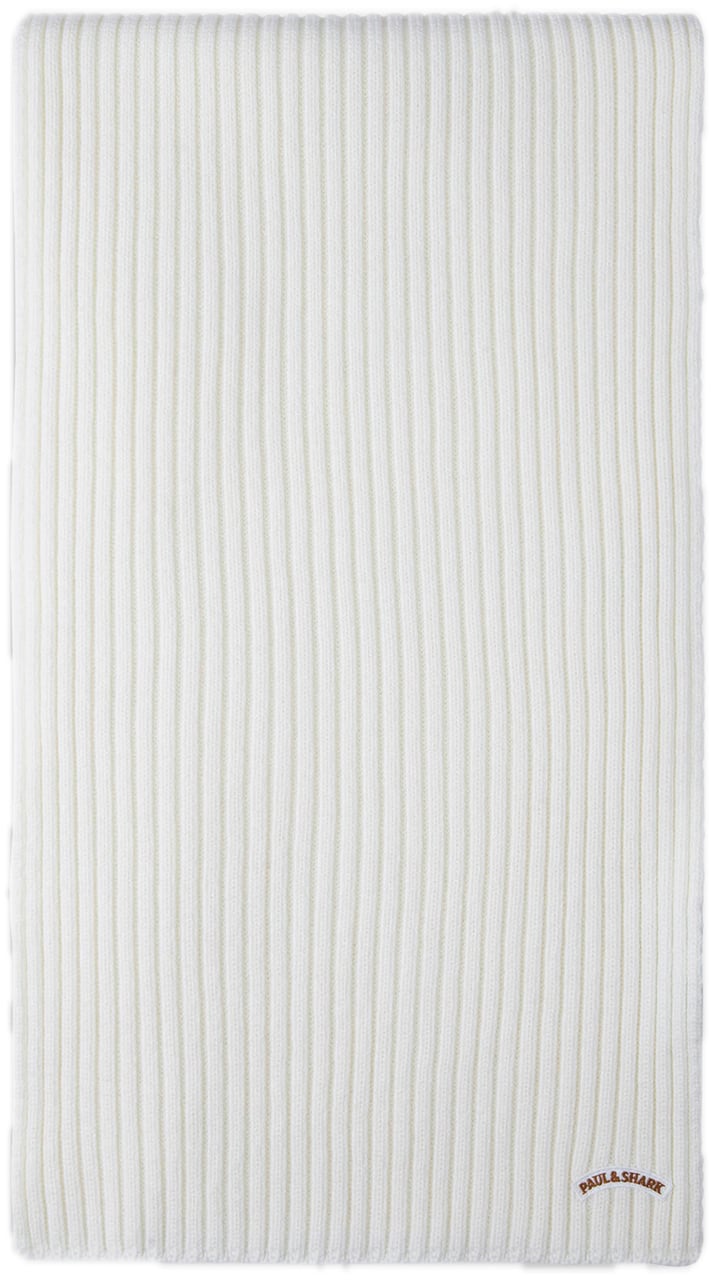 Paul & Shark Wool scarf Wit
