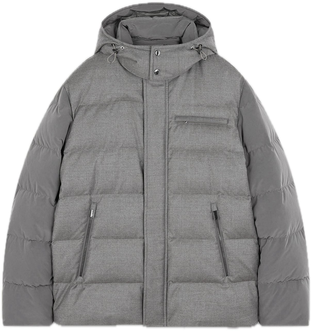 Paul & Shark Silk puffer jacket Taupe
