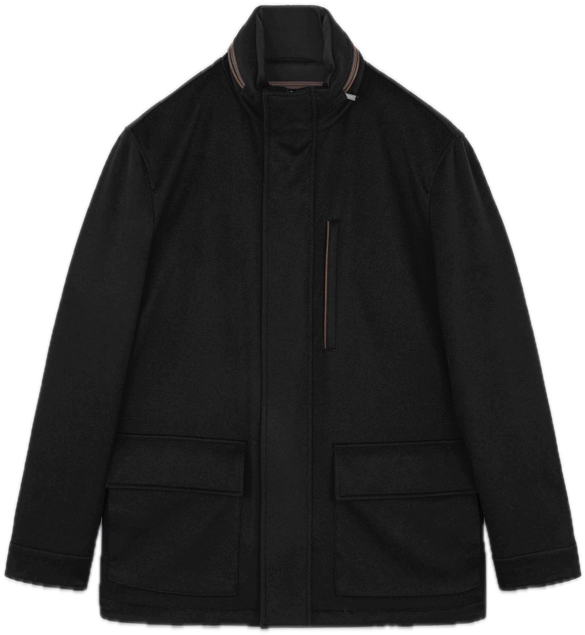 Paul & Shark Carcoat in cashmere Blauw