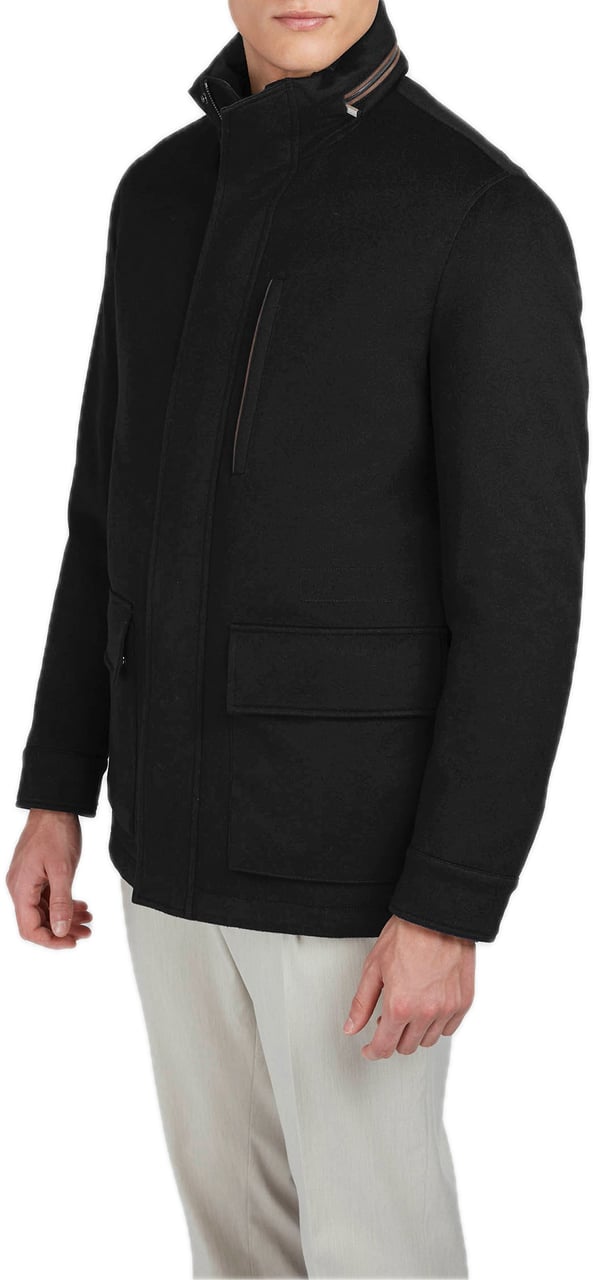 Paul & Shark Carcoat in cashmere Blauw