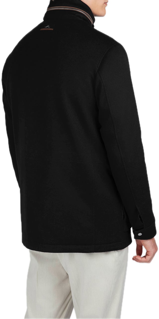 Paul & Shark Carcoat in cashmere Blauw