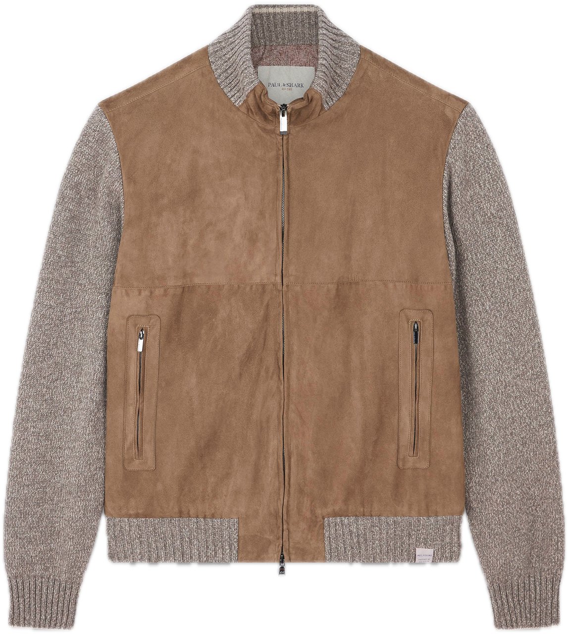Paul & Shark Zip up cardigan Beige
