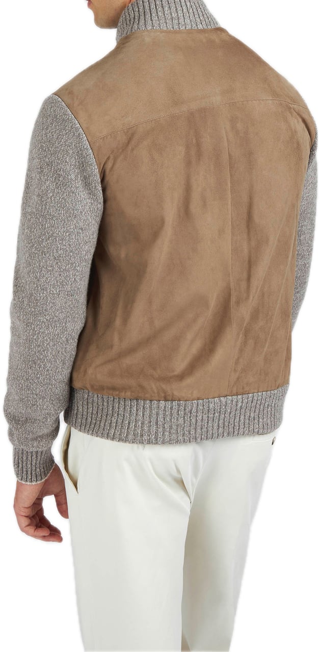 Paul & Shark Zip up cardigan Beige