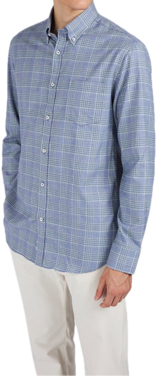 Paul & Shark Soft cotton shirt Blauw