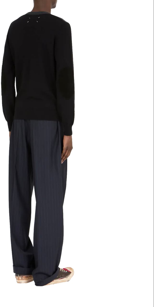 Maison Margiela Crewneck Grey Black Zwart