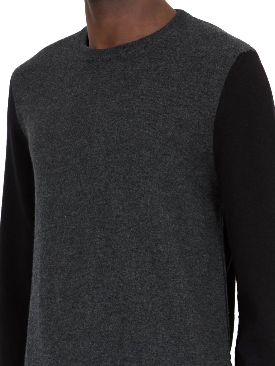 Maison Margiela Crewneck Grey Black Zwart