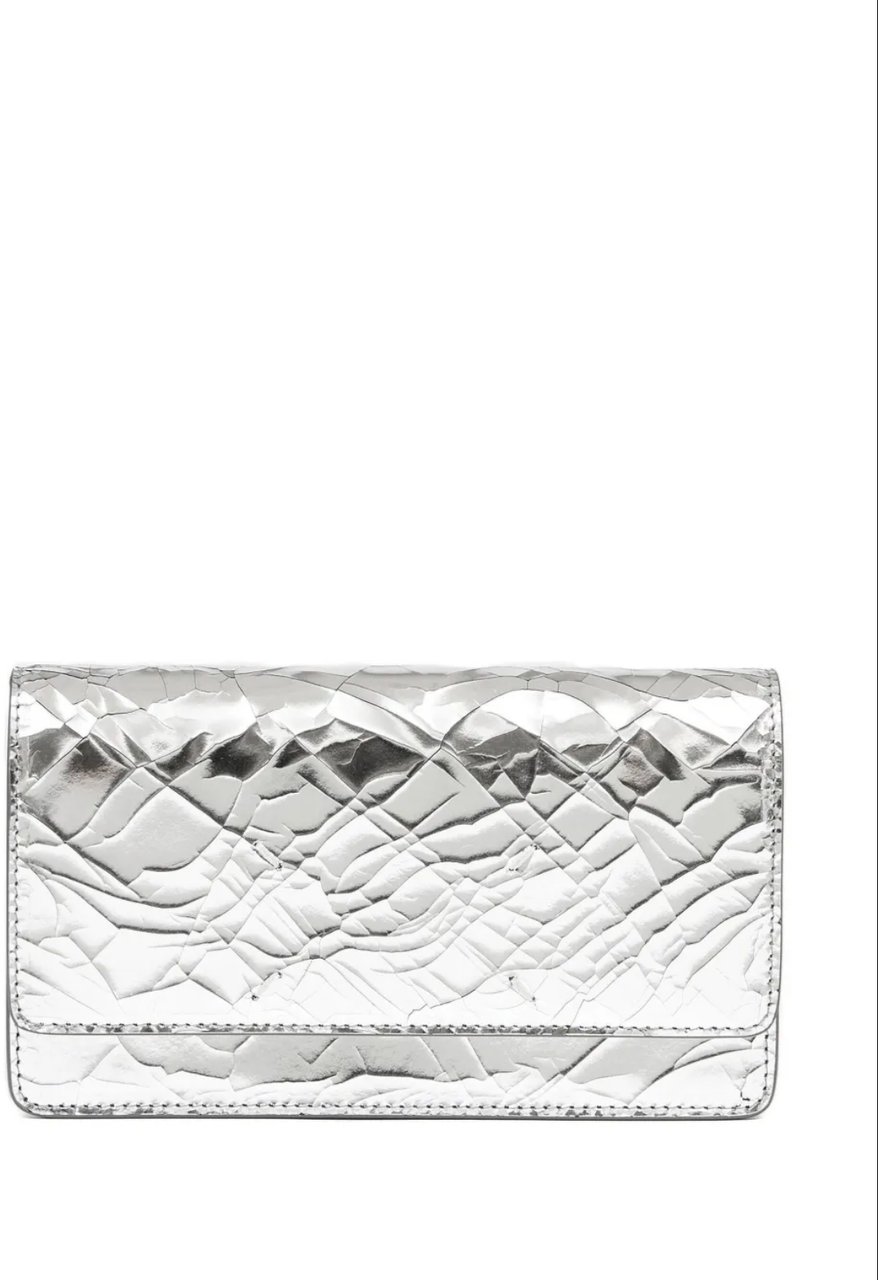 Maison Margiela Wallet On Chain Medium H7730 Zilver