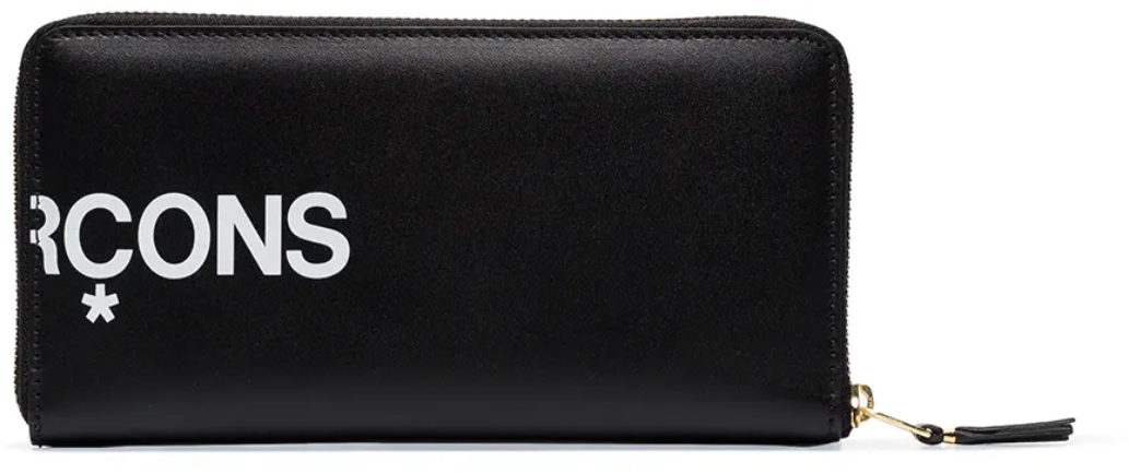 Comme des Garçons Wallet Huge Logo Black Zwart