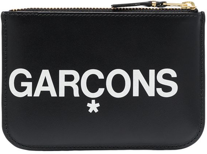 Comme des Garçons Wallet Huge Logo Black Zwart