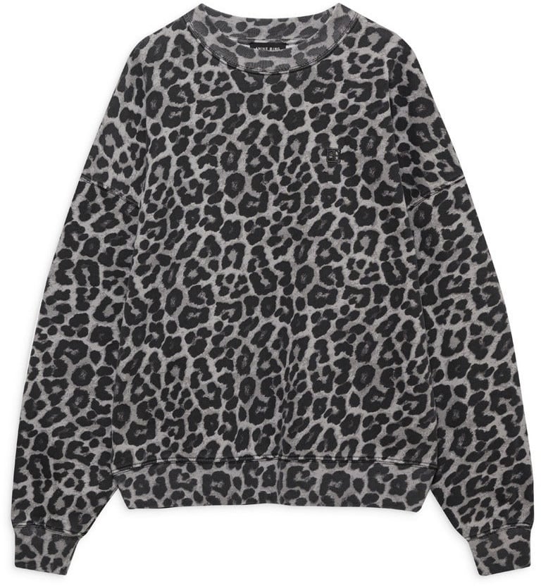 Anine Bing sweater grijs Dierenprint
