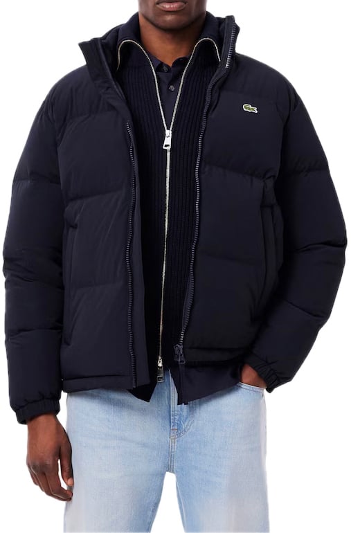Lacoste donsjas donker blauw Blauw