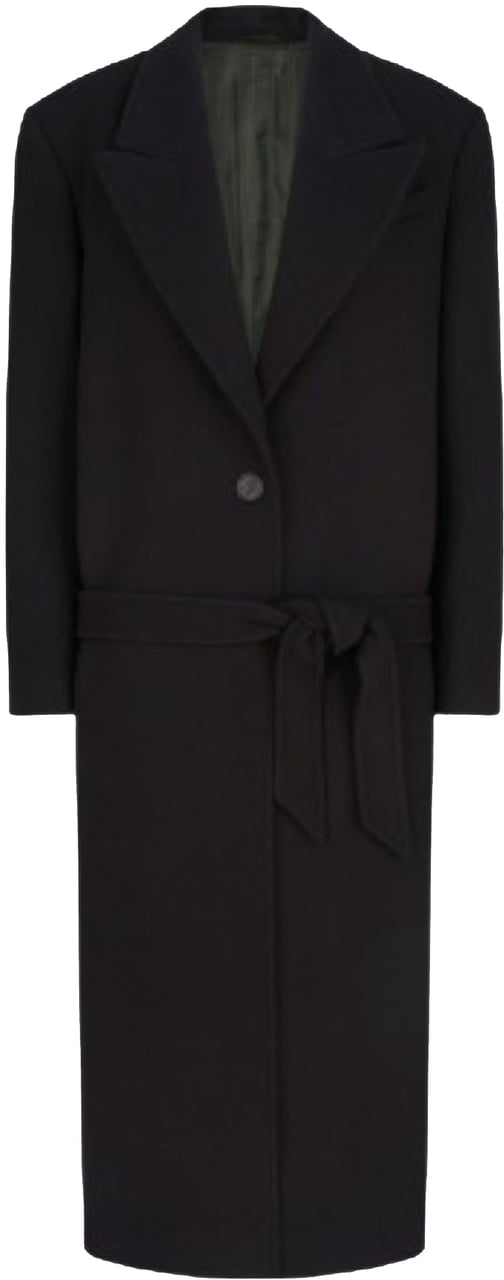 The Attico Coat Nero Zwart