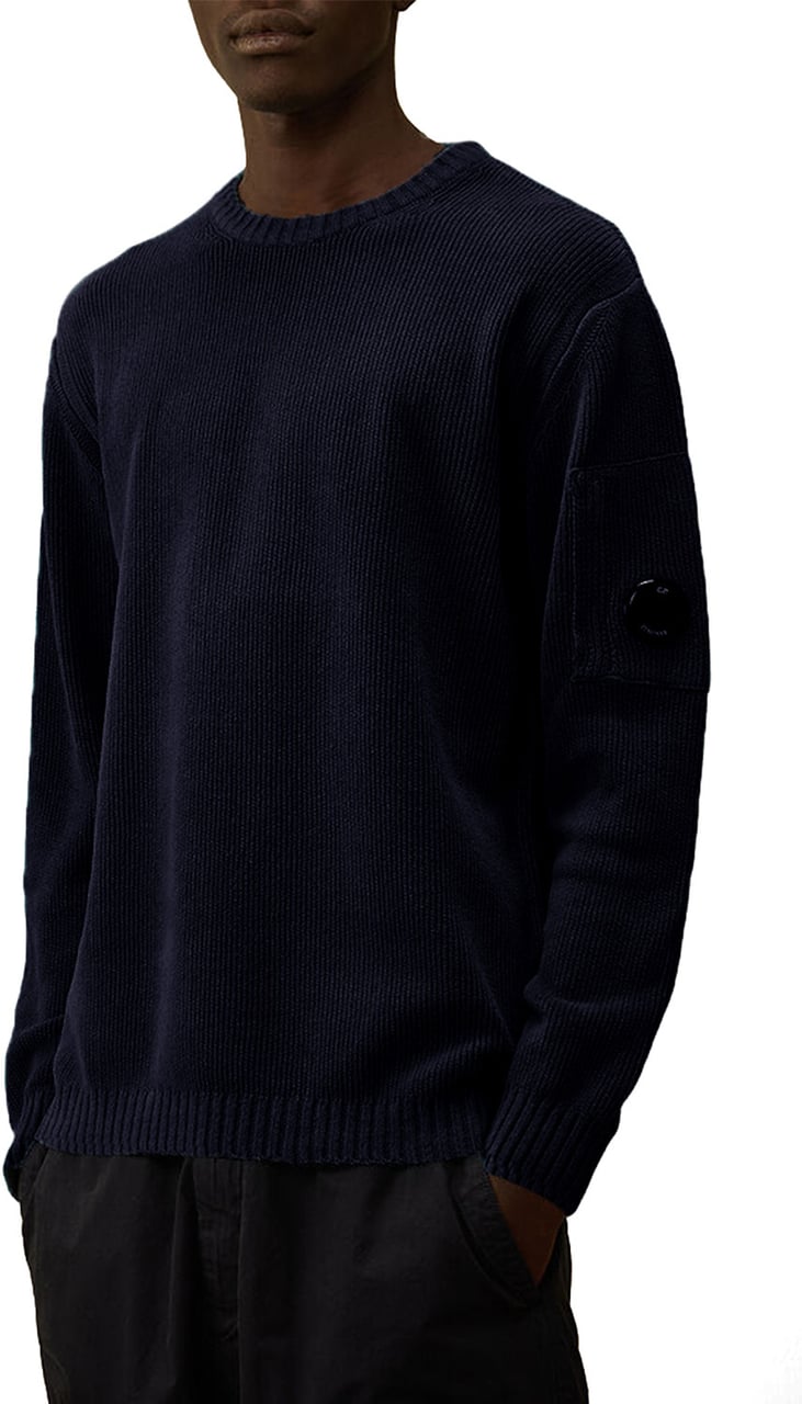 CP Company Heren Knitwear - Crew Neck Blauw