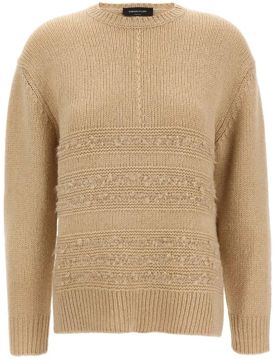 Fabiana Filippi Sweaters Beige Beige