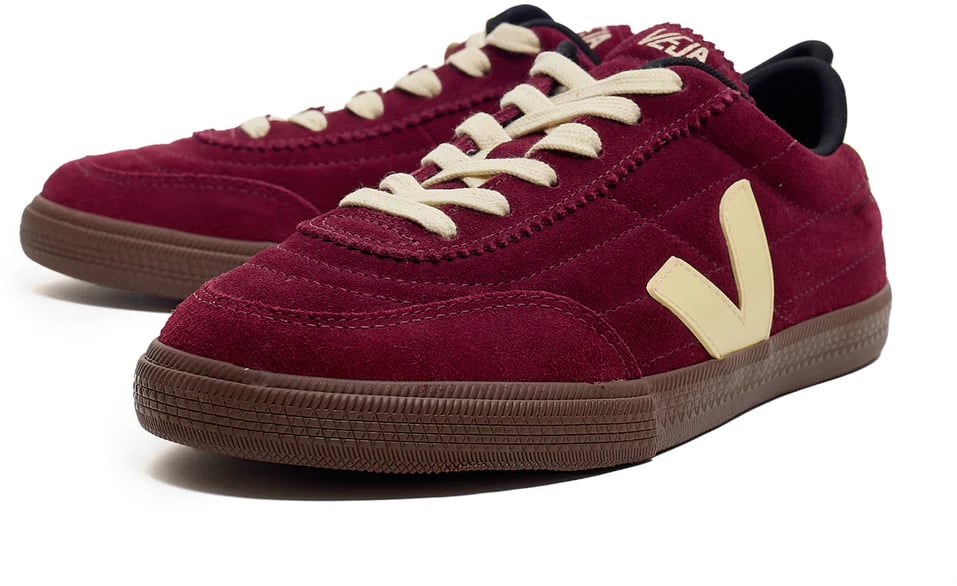 Veja Dames Panenka Suede Sneaker Rood Maroon