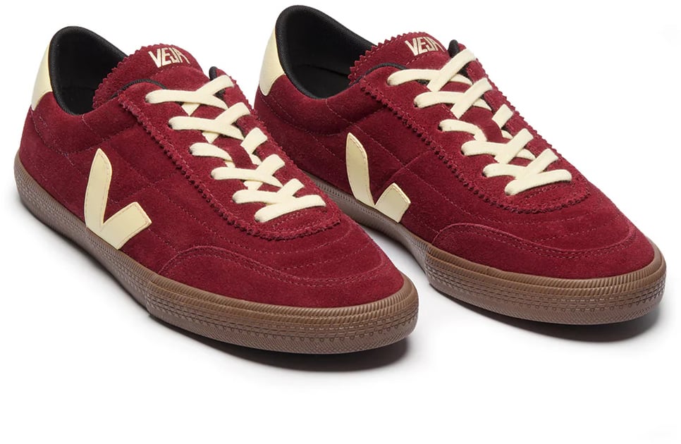 Veja Dames Panenka Suede Sneaker Rood Maroon