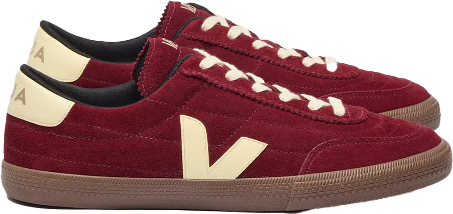 Veja Dames Panenka Suede Sneaker Rood Maroon